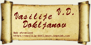 Vasilije Dokljanov vizit kartica